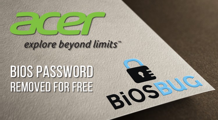 How to remove or reset Acer laptop bios password