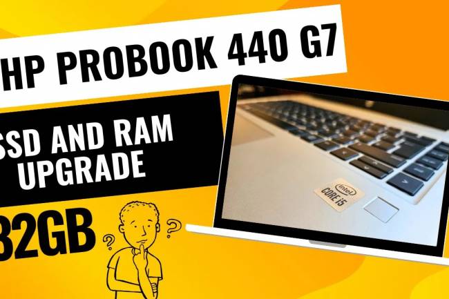 HP ProBook 440 G7 RAM and SSD upgrade