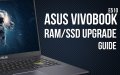 Asus Vivobook E510MA RAM and SSD Upgrade